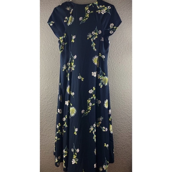Free People Lost In You Floral Navy Midi Dress - Picture 13 of 15